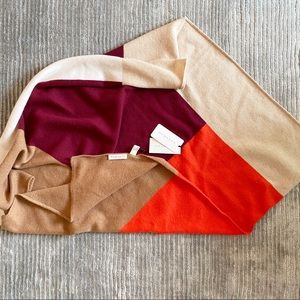 Demylee New York 100% cashmere square scarf new!